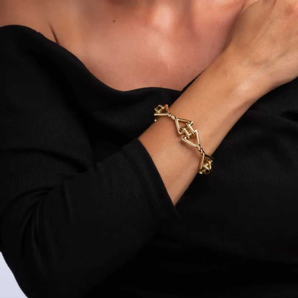 Vintage Tiffany & Co Bracelet 51.1gm 18 Karat Yel… - image 5