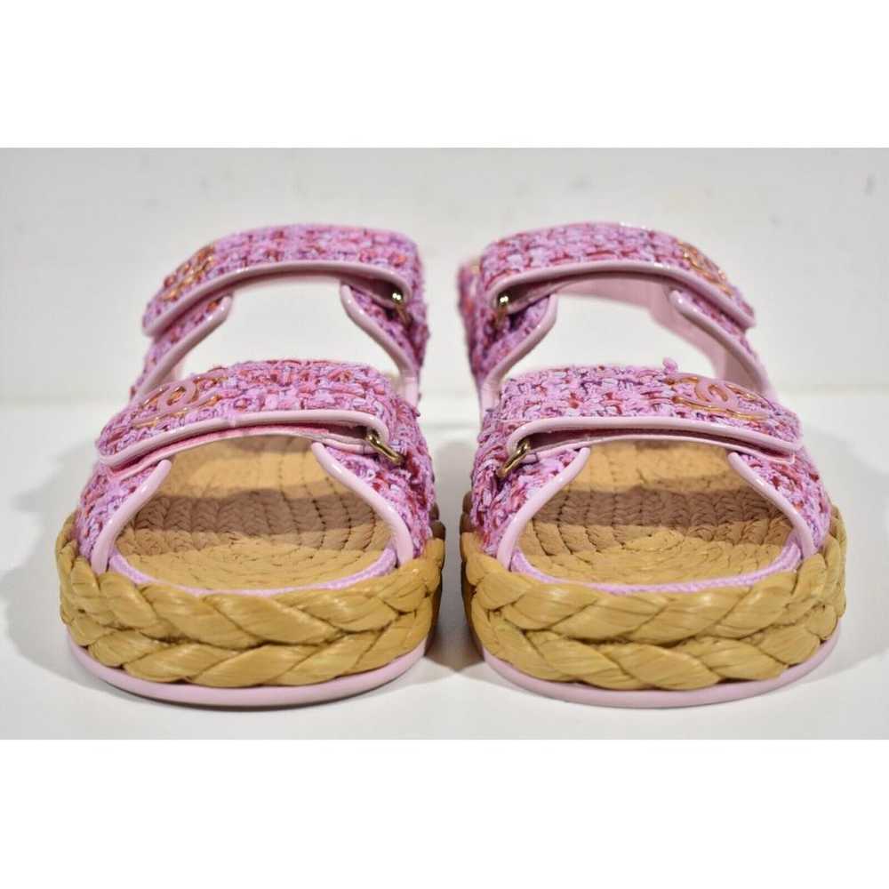 Chanel Dad Sandals tweed sandal - image 8