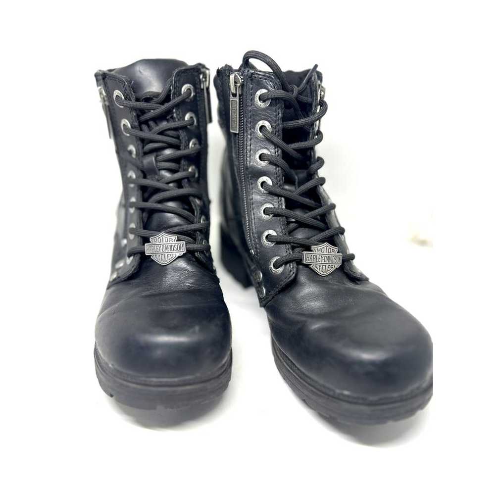 Harley Davidson Leather biker boots - image 2