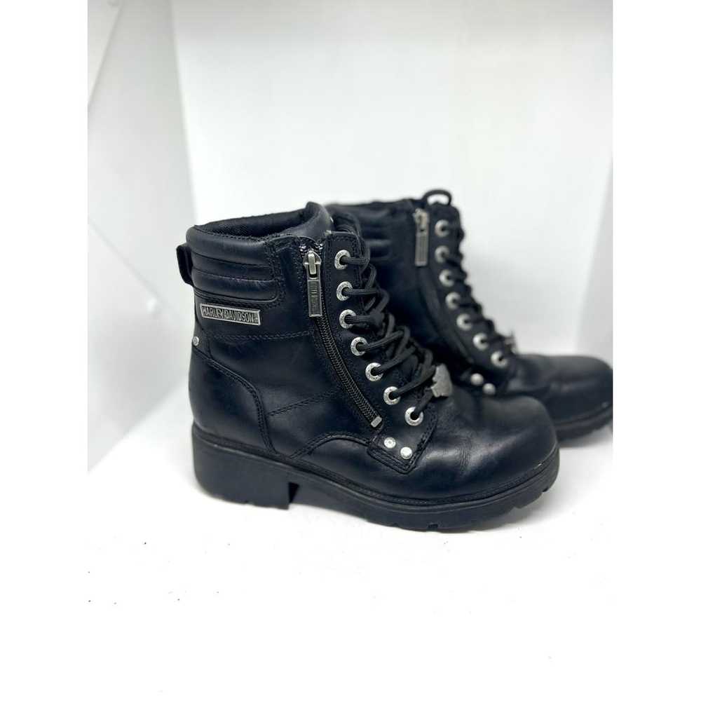 Harley Davidson Leather biker boots - image 3