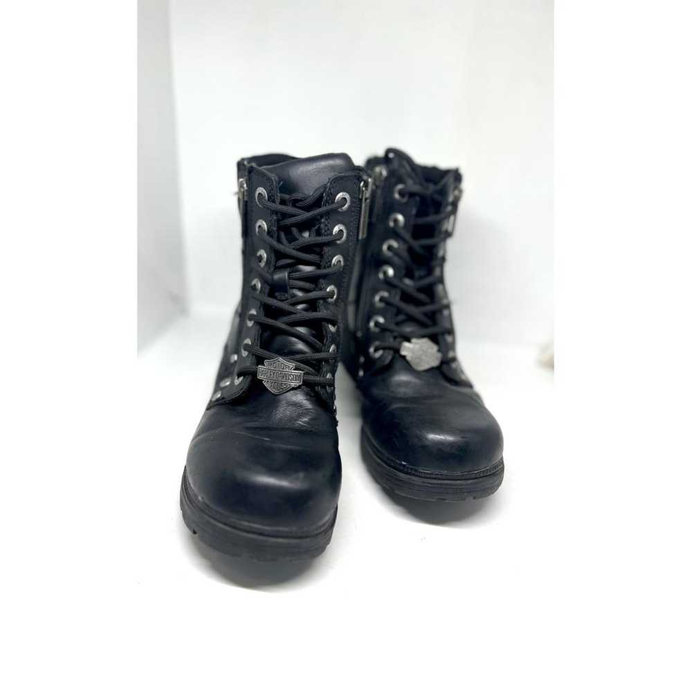 Harley Davidson Leather biker boots - image 8