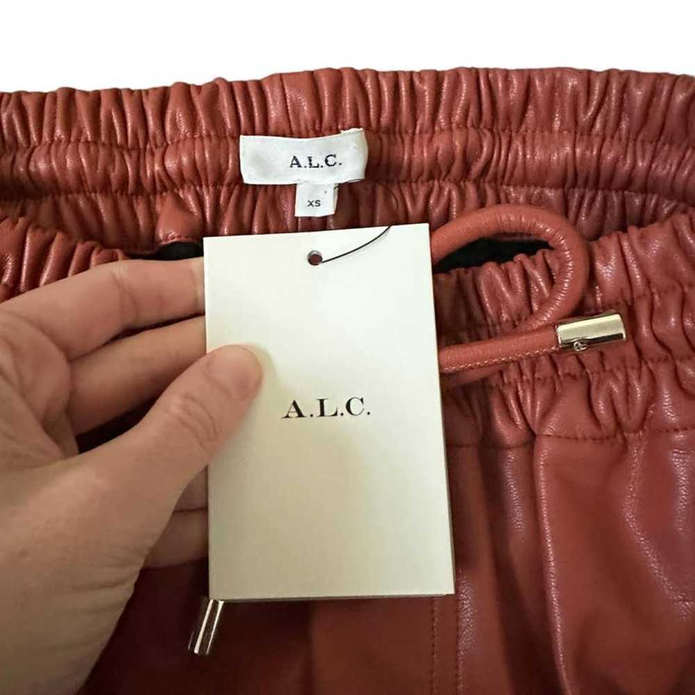 A.l.c Vegan leather mini short - image 5