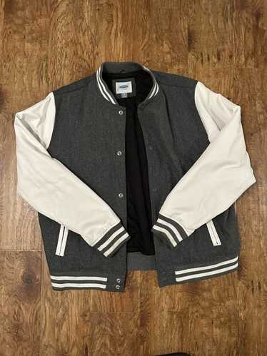 Old Navy Old Navy White Varsity Jacket