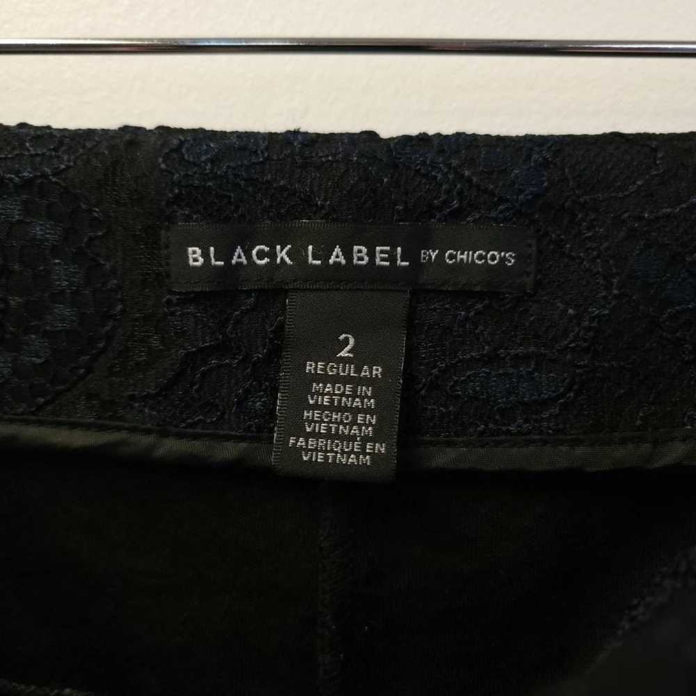 Chicos Chico's Black Label Lace Pants Size 2 Wome… - image 6