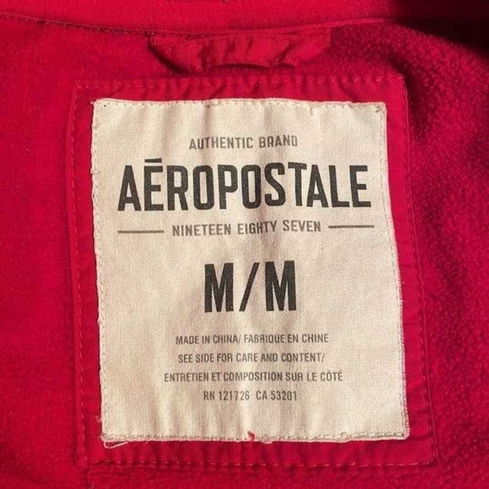 Aeropostale Aeropostale red fleece jacket with bl… - image 8