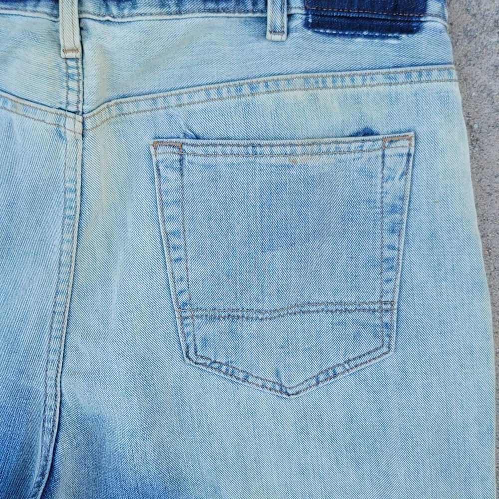 Old Navy Custom Spray Painted Denim Jeans BELL Be… - image 5