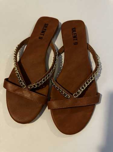 Anthropologie Silent D Honey Chain Sandals