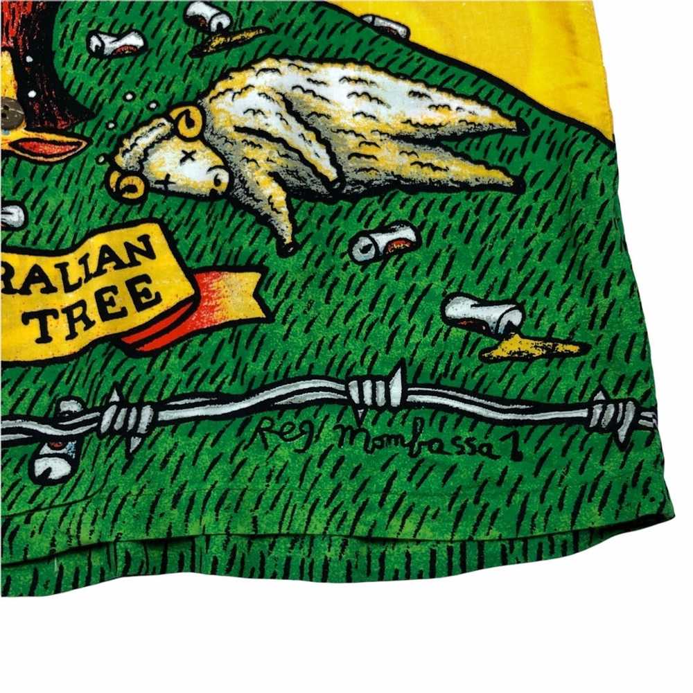 Mambo Mambo Australian Beer Tree 100% Rayon Shirt - image 4