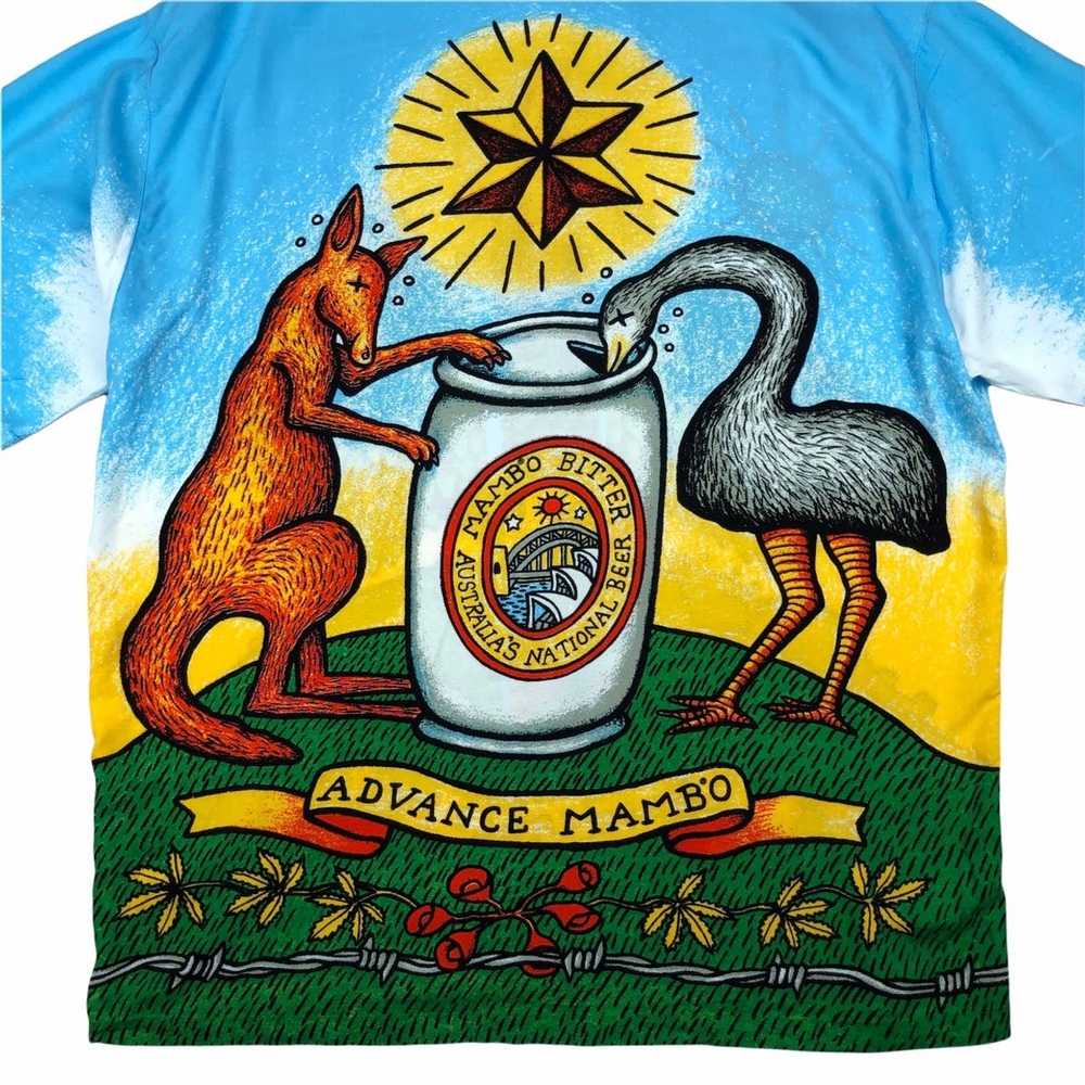 Mambo Mambo Australian Beer Tree 100% Rayon Shirt - image 6