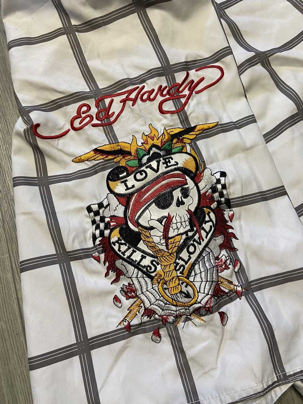 Ed Hardy × Vintage Vintage Ed Hardy Swim Shorts - image 3