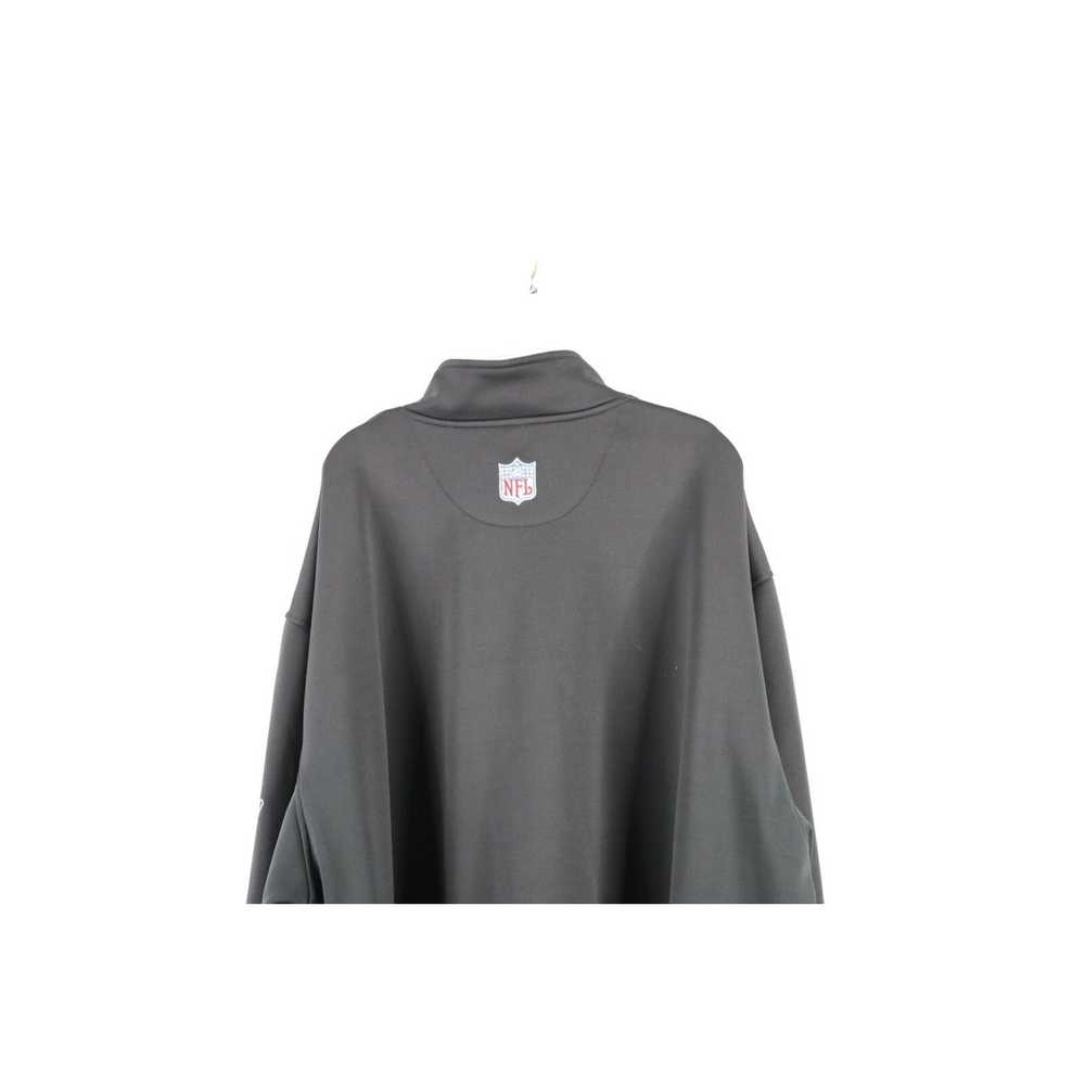 Antigua Miami Dolphins Grey Axe Bunker Long Sleeve Hoodie, Grey, 86% Cotton / 11% Polyester / 3% SPANDEX, Size 2XL, Rally House