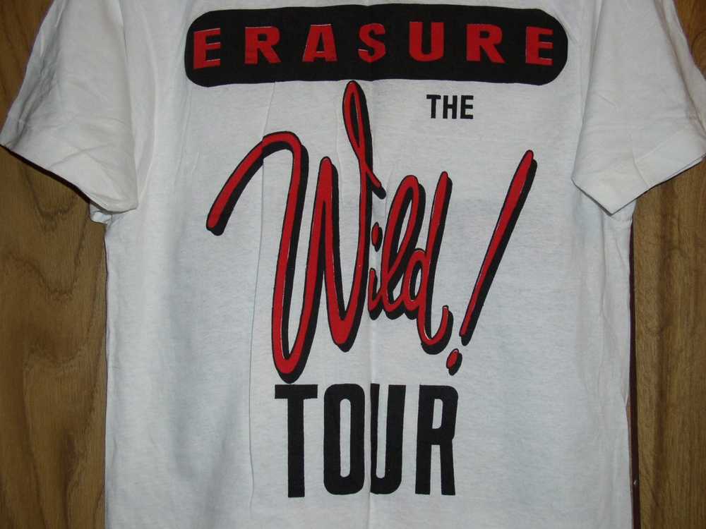 Rare × Rock T Shirt × Vintage Erasure Concert Shi… - image 4