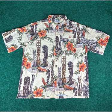 Other O'Neill Hawaiian Pattern Short Sleeve Button