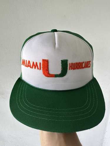 Ncaa × Trucker Hat × Vintage Vintage Miami Hurrica