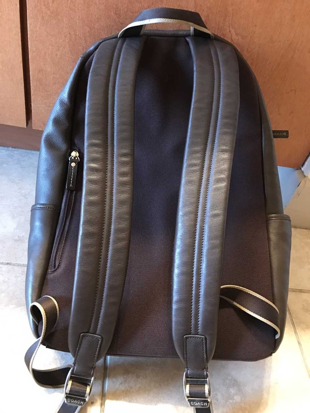 Coach Leather Backpack - image 2