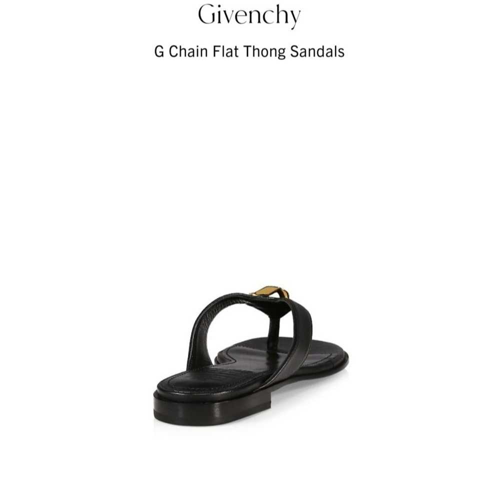 Givenchy Leather flip flops - image 6