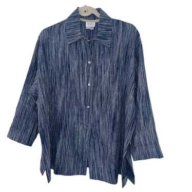 Other Go Lightly Womens Shirt Blouse One Size Blu… - image 1