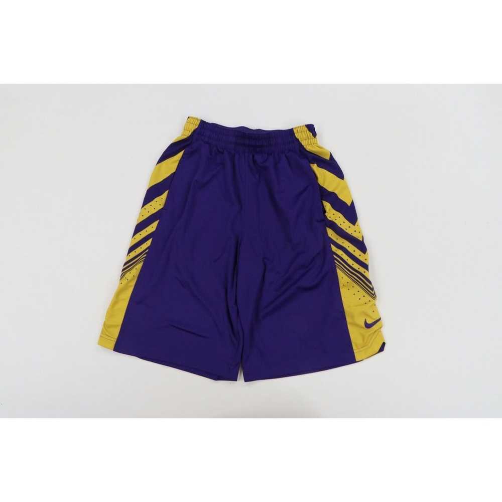 Nike Nike Striped Vented Los Angeles Lakers Baske… - image 1