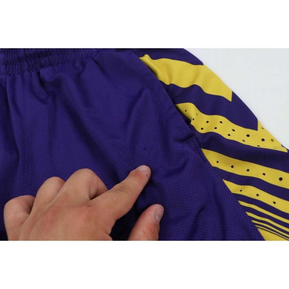 Nike Nike Striped Vented Los Angeles Lakers Baske… - image 5