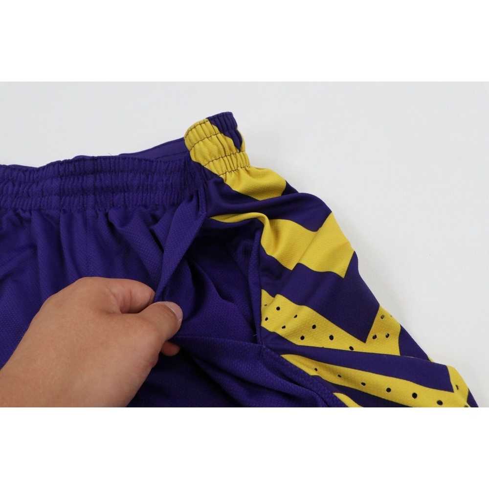 Nike Nike Striped Vented Los Angeles Lakers Baske… - image 6