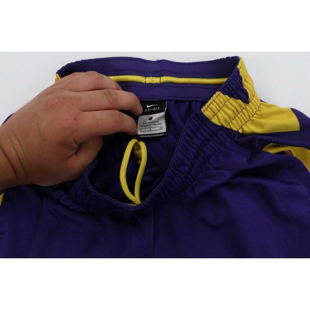 Nike Nike Striped Vented Los Angeles Lakers Baske… - image 7