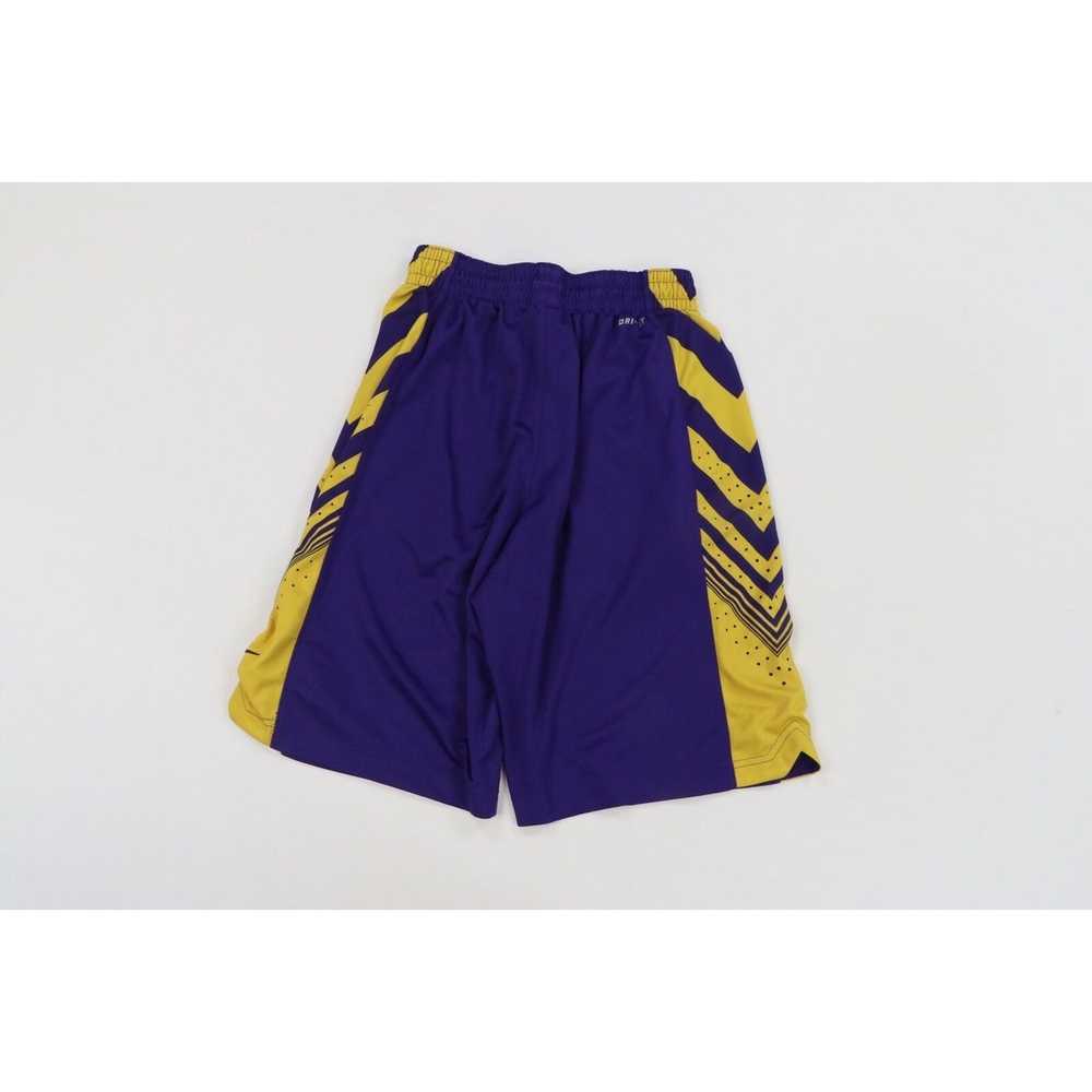 Nike Nike Striped Vented Los Angeles Lakers Baske… - image 8