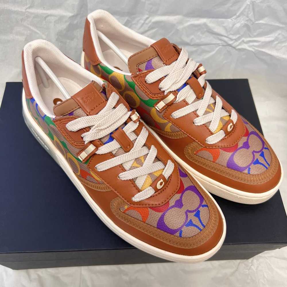 Coach Leather low trainers - image 2