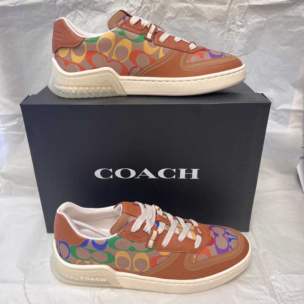 Coach Leather low trainers - image 4