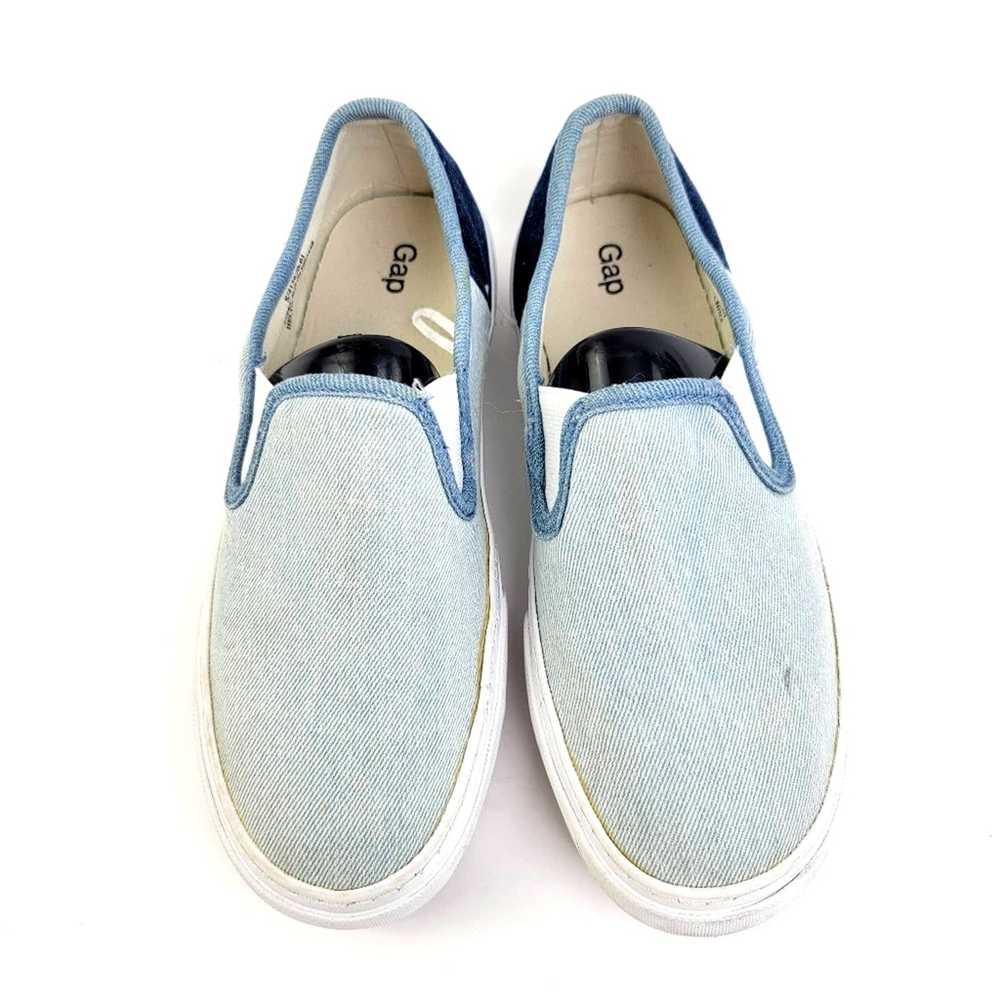 Gap GAP Slip On Casual Loafer Light Denim Canvas … - image 1