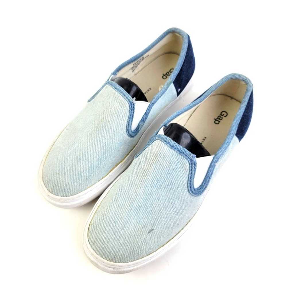 Gap GAP Slip On Casual Loafer Light Denim Canvas … - image 2