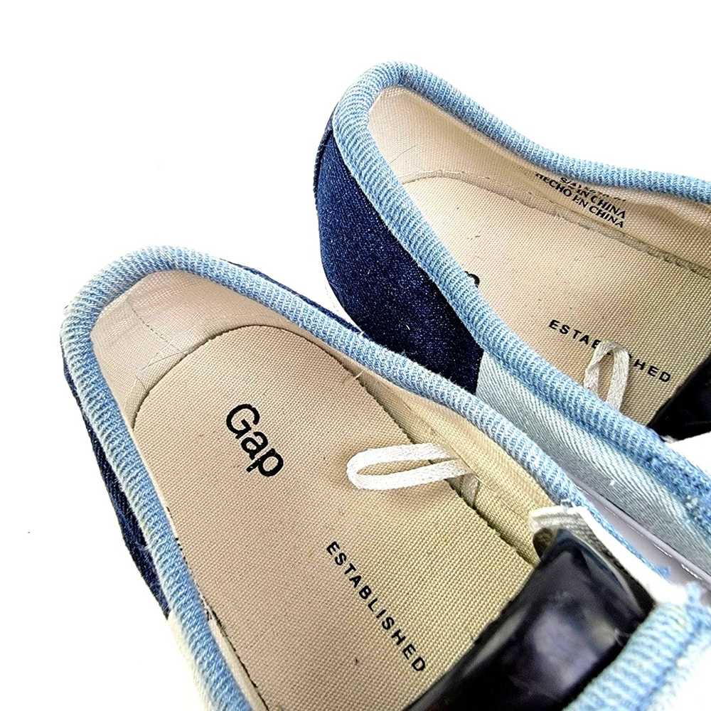 Gap GAP Slip On Casual Loafer Light Denim Canvas … - image 8