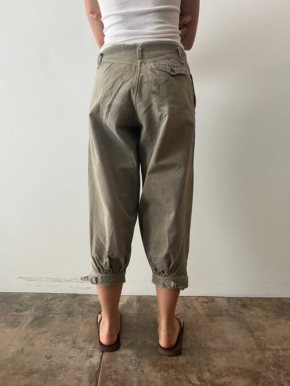 40s/50s Japanese Cotton Twill Work Pants - image 4