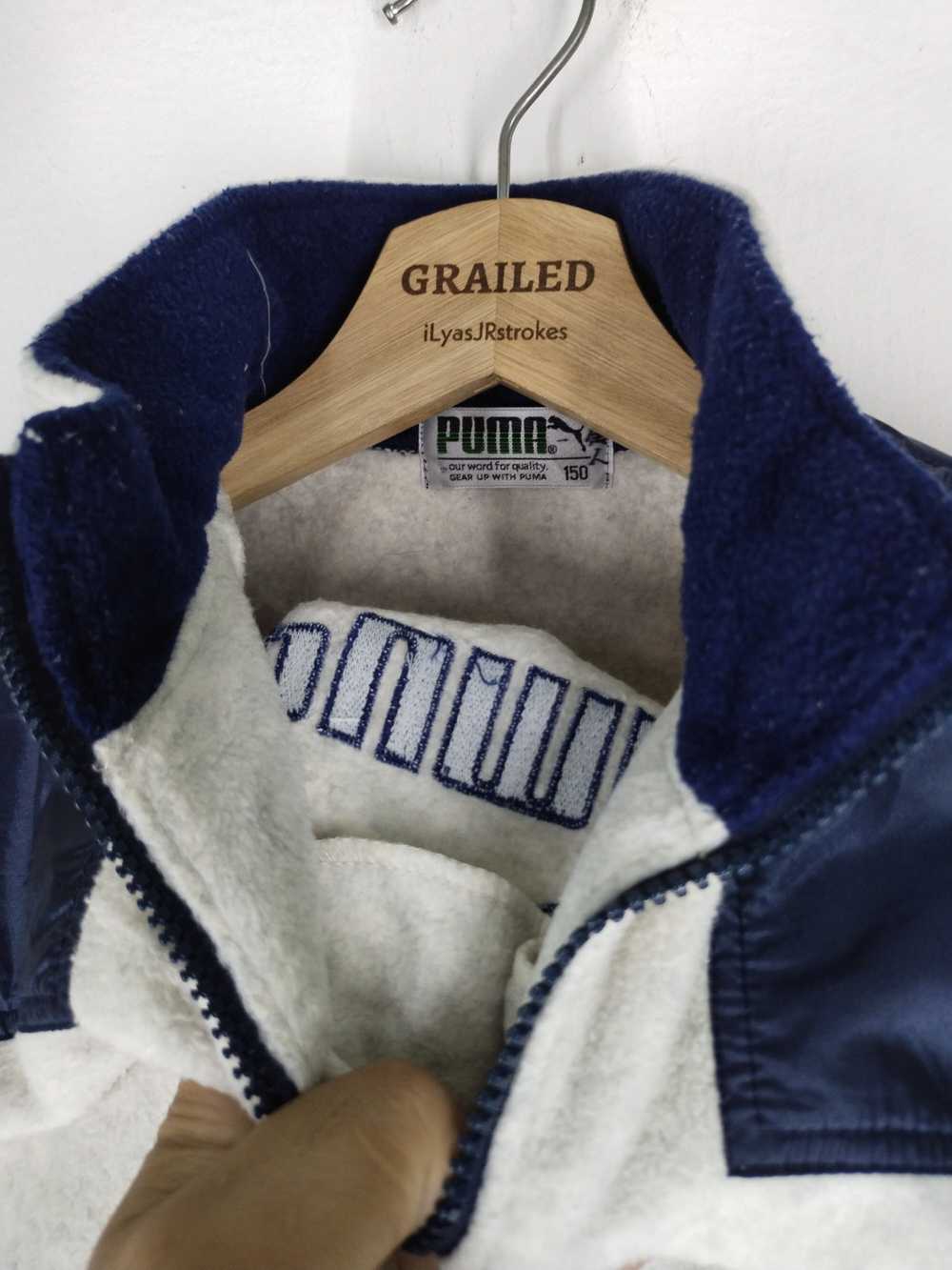 Puma × Vintage Vtg PUMA Fleece Jacket - image 12