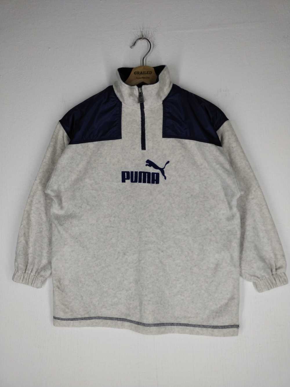 Puma × Vintage Vtg PUMA Fleece Jacket - image 1