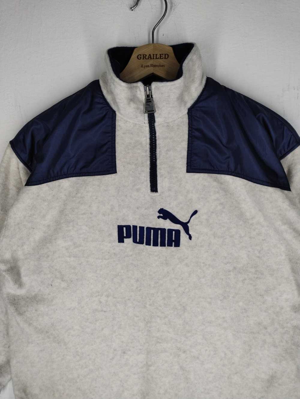 Puma × Vintage Vtg PUMA Fleece Jacket - image 5