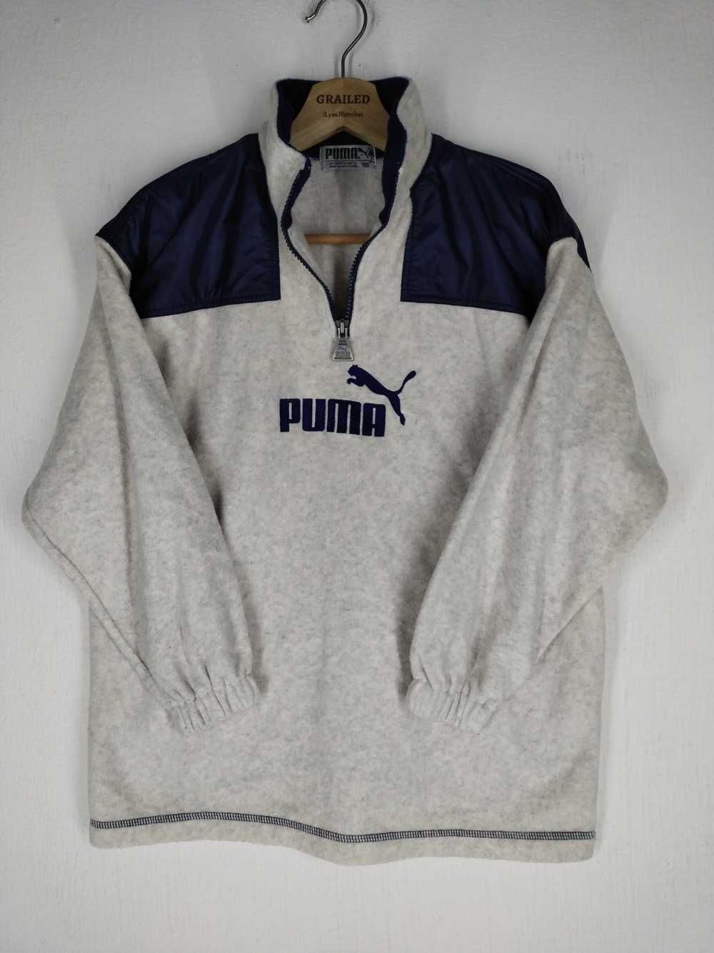 Puma × Vintage Vtg PUMA Fleece Jacket - image 7