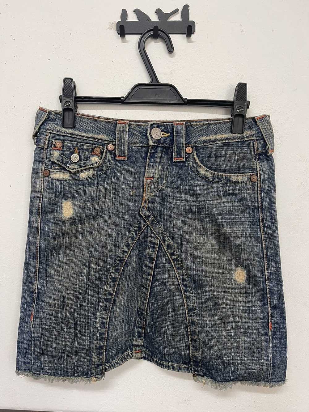 Distressed Denim × Made In Usa × True Religion Tr… - image 2