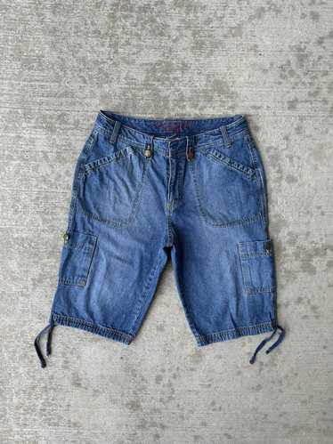  KJHD Summer Denim Overalls Cropped Pants Big Pocket Men's Shorts  Hip Hop Loose Plus Size Denim Short Men (Color : A, Size : 30) : Clothing,  Shoes & Jewelry