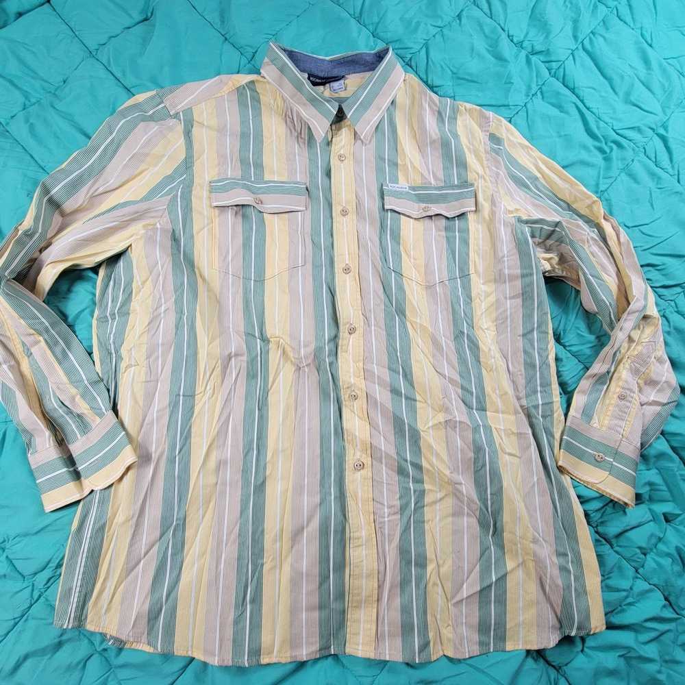 Rocawear Rocawear Mens 3XL XXXL Multicolor Button… - image 1