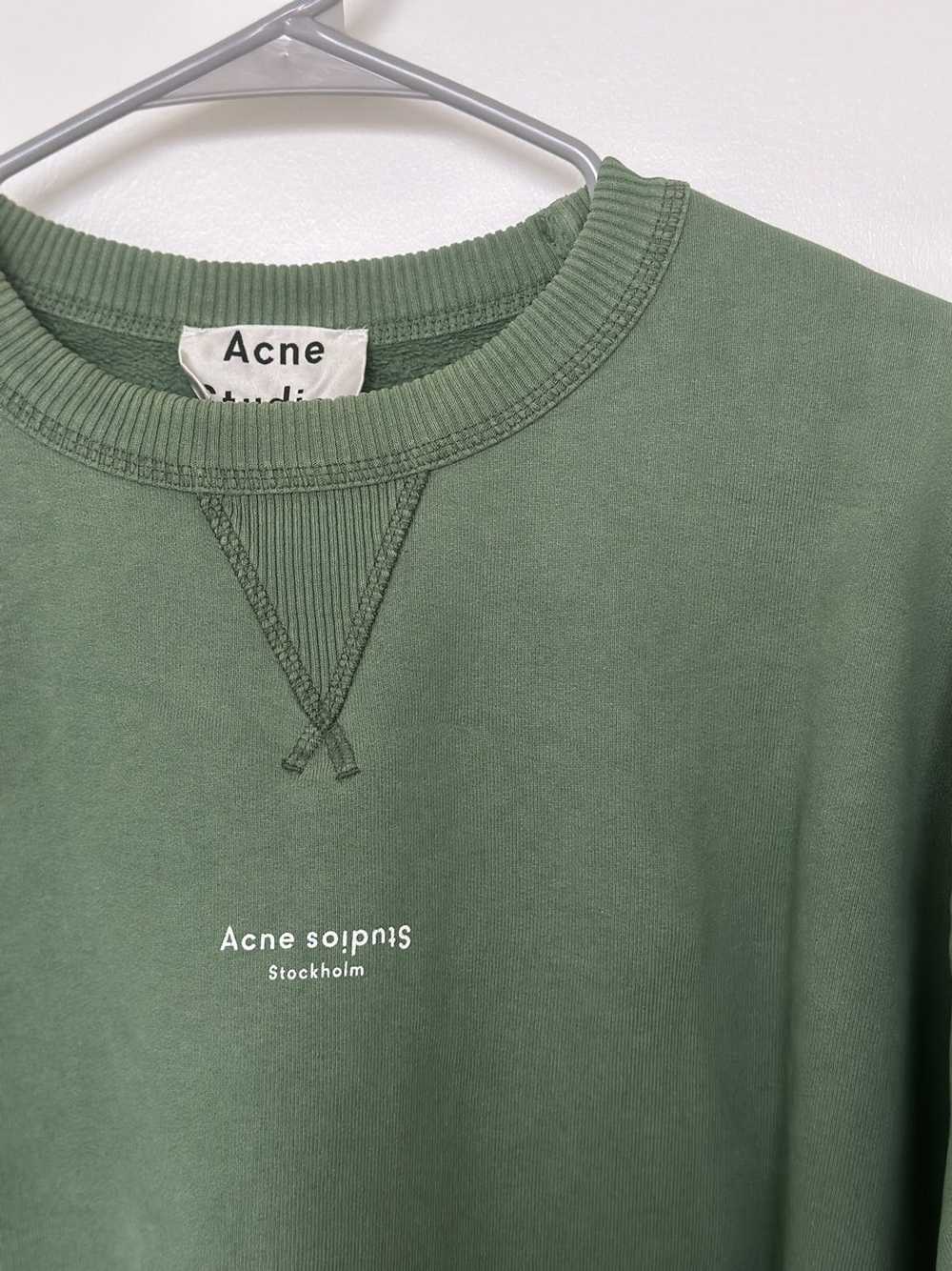 Acne Studios ACNE STUDIOS GREEN SWEATSHIRT - image 3