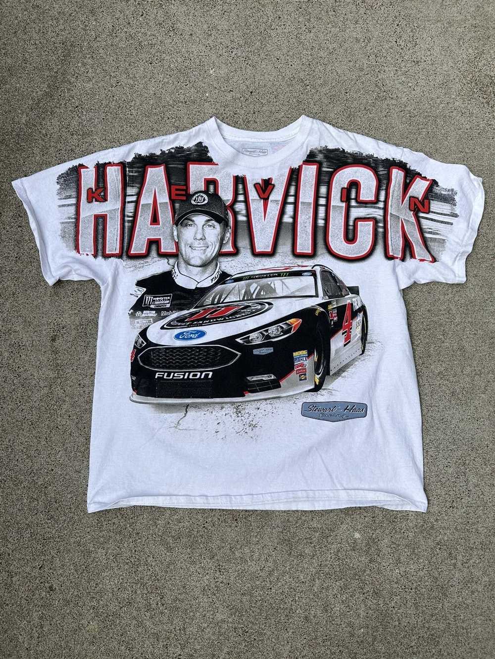 Little Earth White Kevin Harvick Premium Pet Stretch Jersey Size: Large