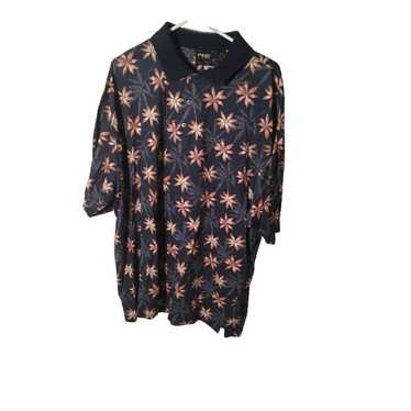 Ping Ping Collection Men's Casual Floral Print Sho
