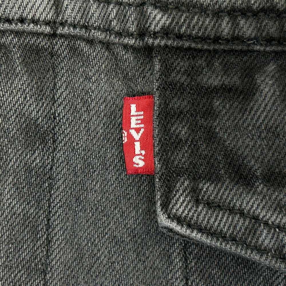 Levi's Levis Premium Womens Jean Jacket Stars Den… - image 8