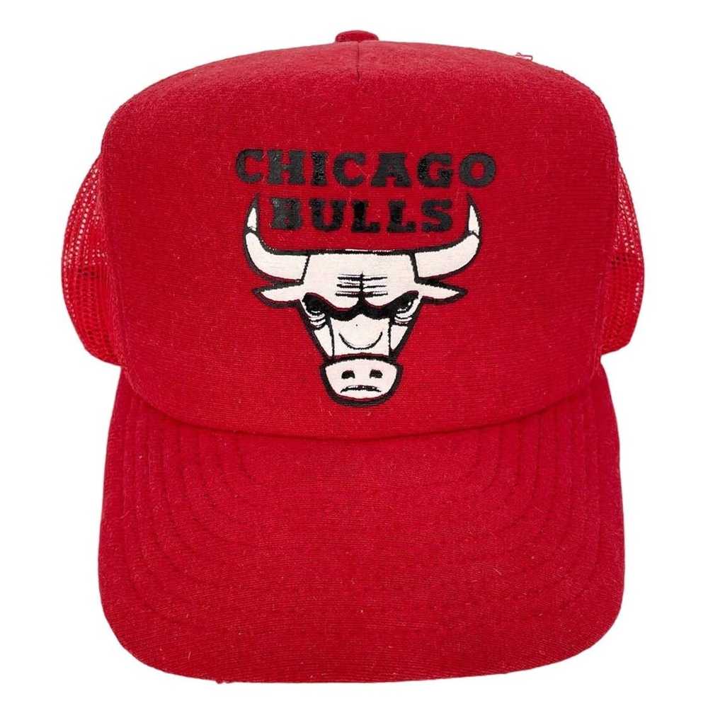 Vintage Vintage 80s 90s Chicago bulls mesh red tr… - image 1