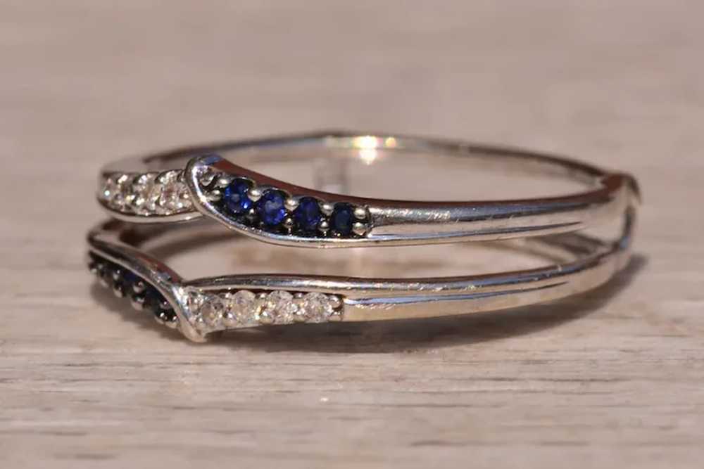 White Gold Sapphire and Diamond Jacket - image 2