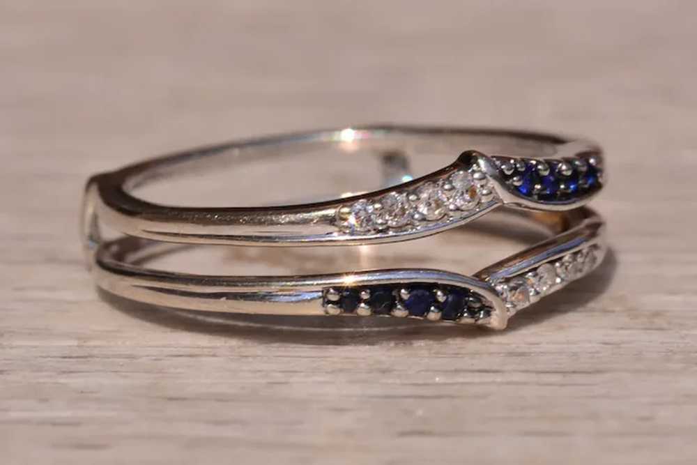 White Gold Sapphire and Diamond Jacket - image 5