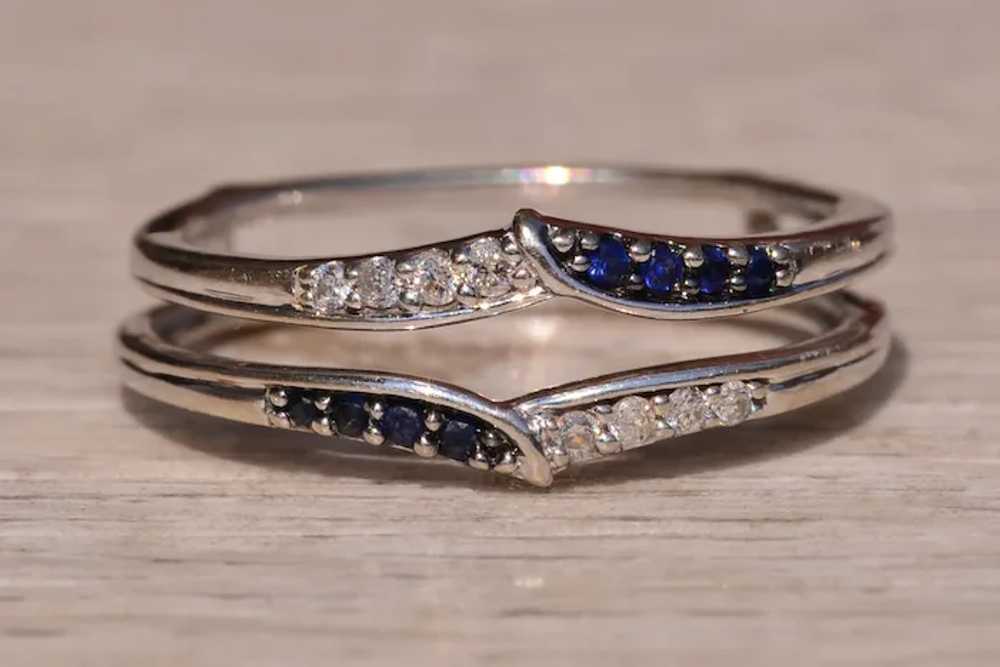 White Gold Sapphire and Diamond Jacket - image 6