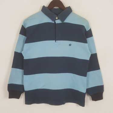 Hang Ten × Vintage Vintage Hang Ten Striped Polo … - image 1