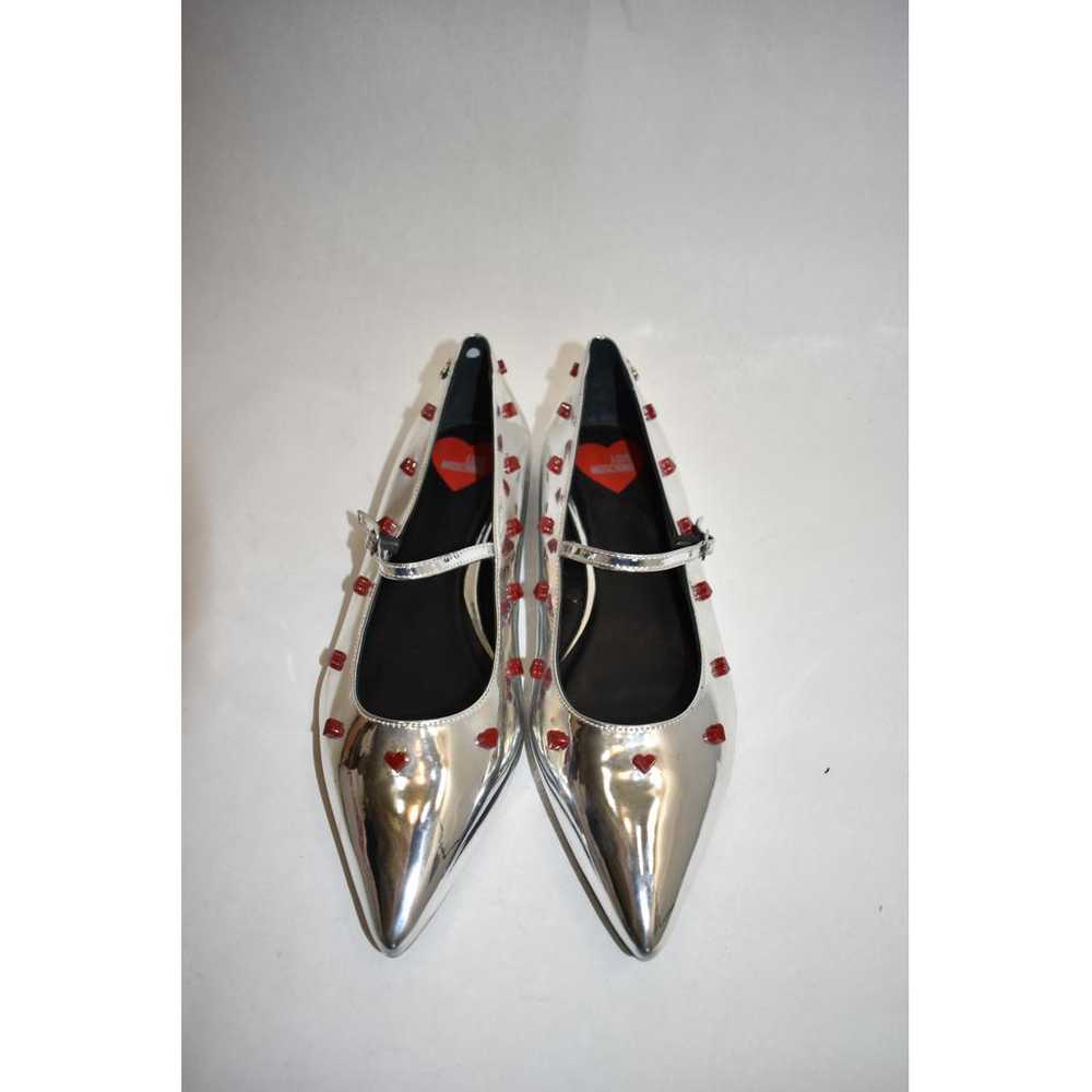 Moschino Love Patent leather ballet flats - image 4