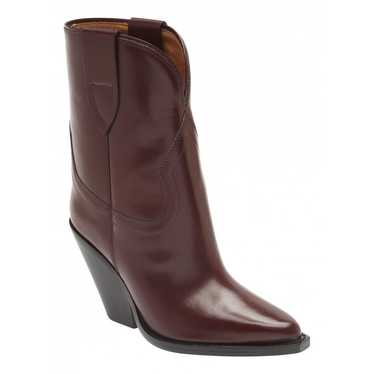 Isabel Marant Leather cowboy boots